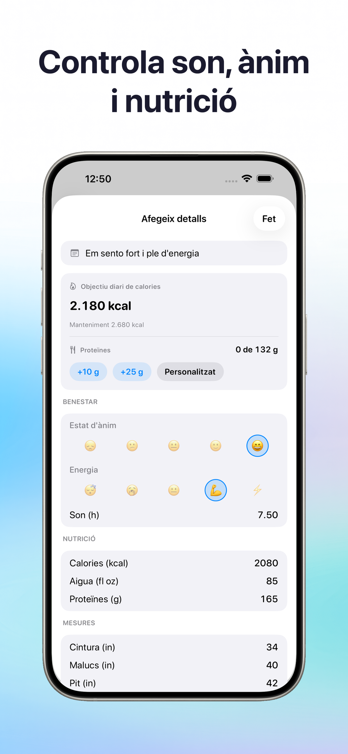 MyWeightLog app screenshot 3