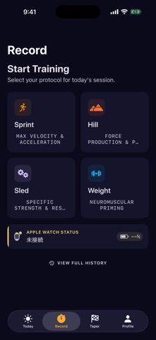SprintPeak iPhone screenshot
