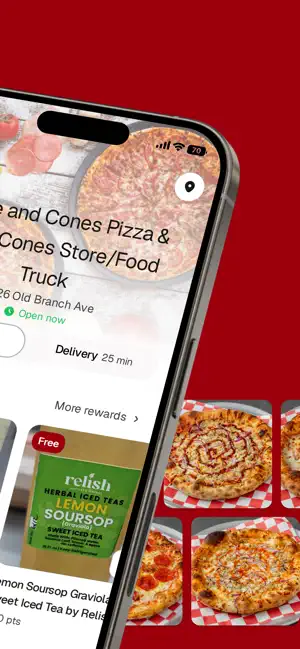 Flame and Cones Pizza screenshot 2