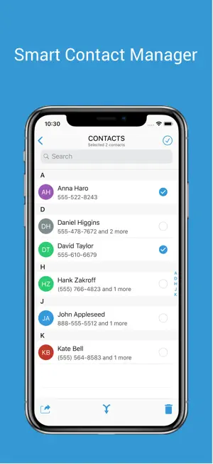 1Contact Pro: Clean & Backup screenshot 1