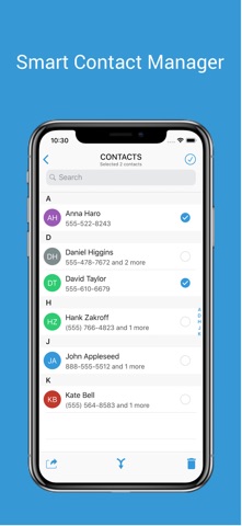 1Contact Pro: Clean & Backup iPhone screenshot