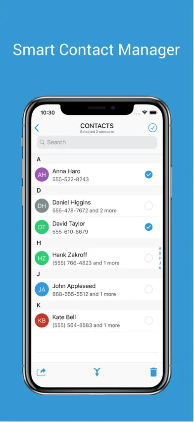 1Contact Pro: Clean & Backup screenshot 1