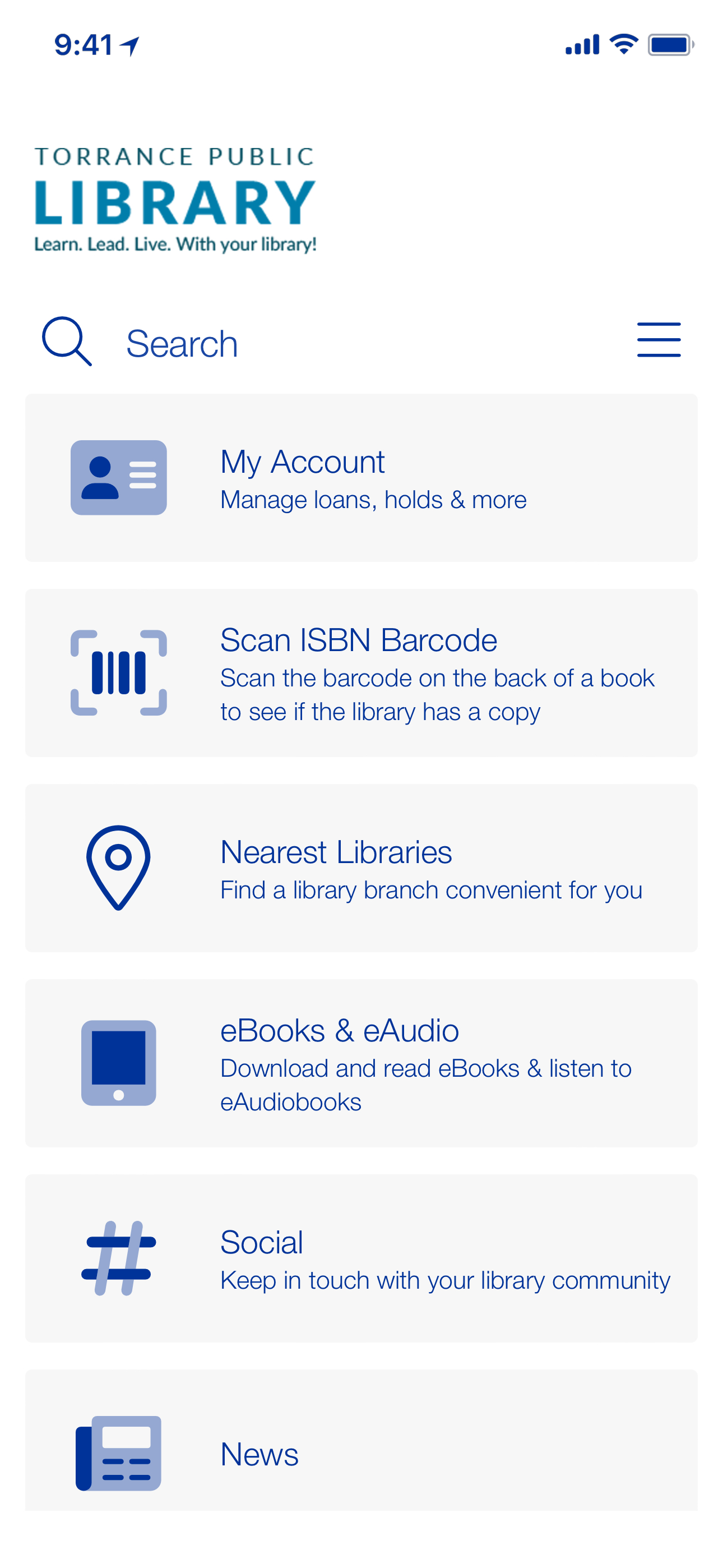Torrance Public Library screenshot 1