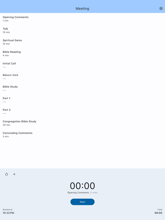 Life and Ministry Chairman iPad screenshot 2 - Productivity app