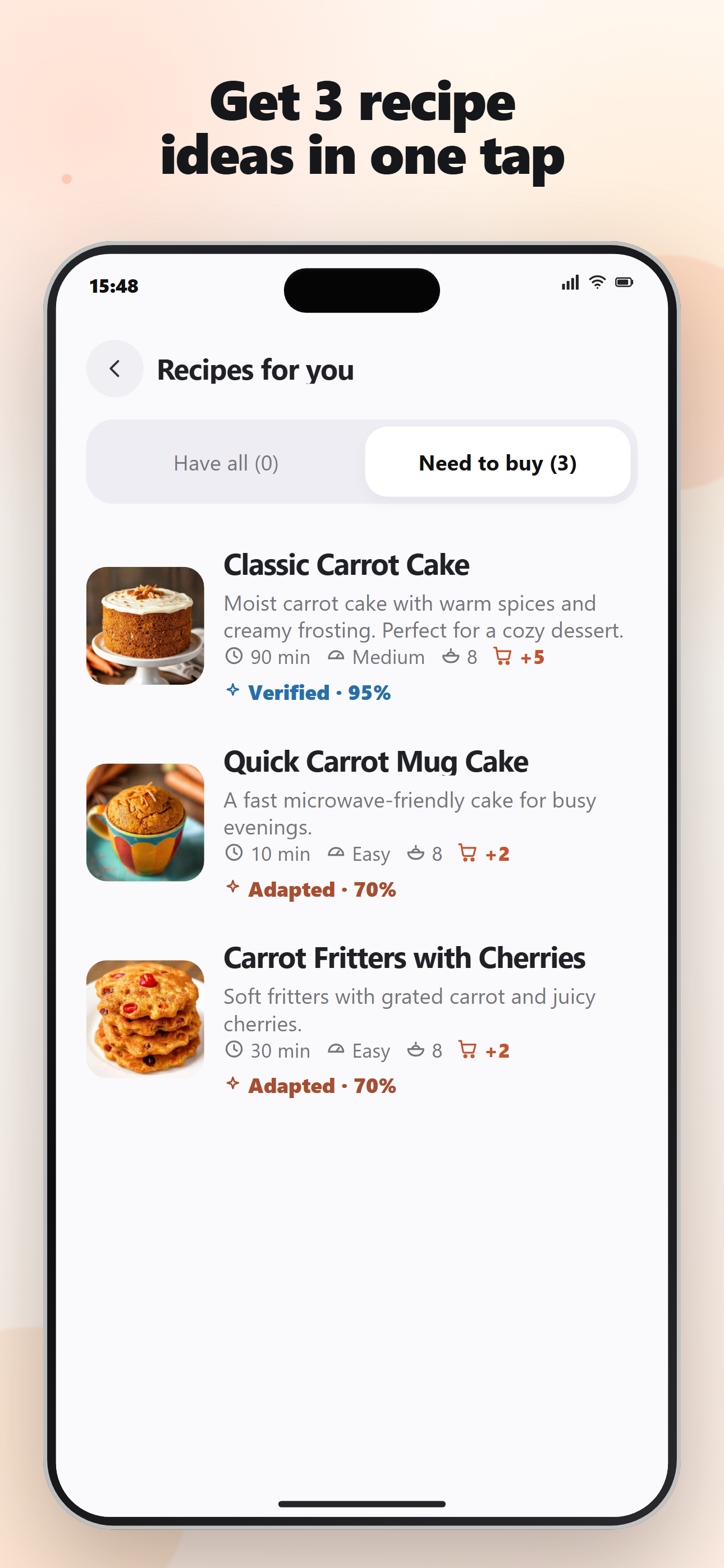 Dishkin AI: Recipe Generator screenshot 3
