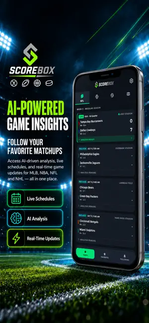ScoreBox: AI Sports Insights screenshot 1