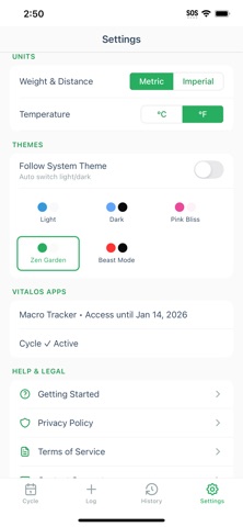 VitalOS Cycle Screenshot 9 of 9