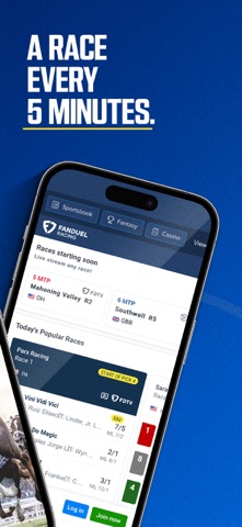 FanDuel Racing - Bet on Horses iPhone screenshot