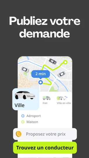 Capture d'écran de InDrive - Au-delà Du Taxi sur iPhone 2