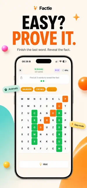 Factle: Word Search & Trivia screenshot 2