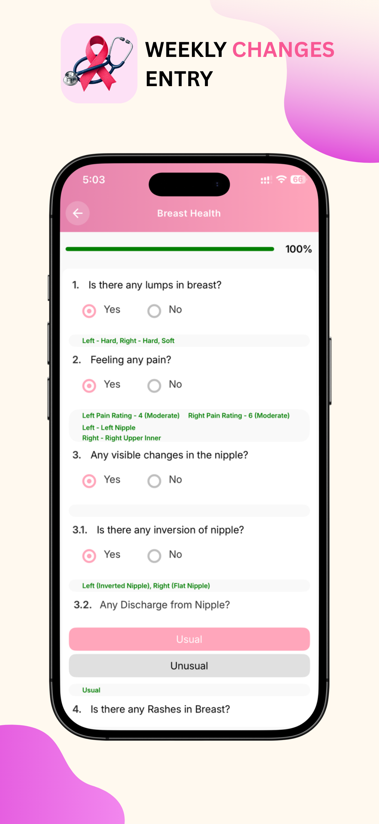 ME App: Self Breast Assessment