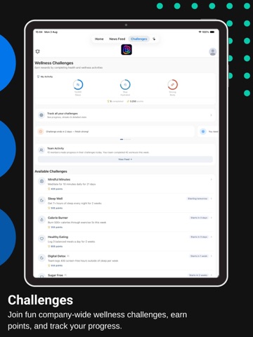 SymphonyAI Benefits iPad screenshot