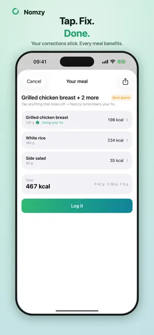 Nomzy: AI Calorie Tracker screenshot 3
