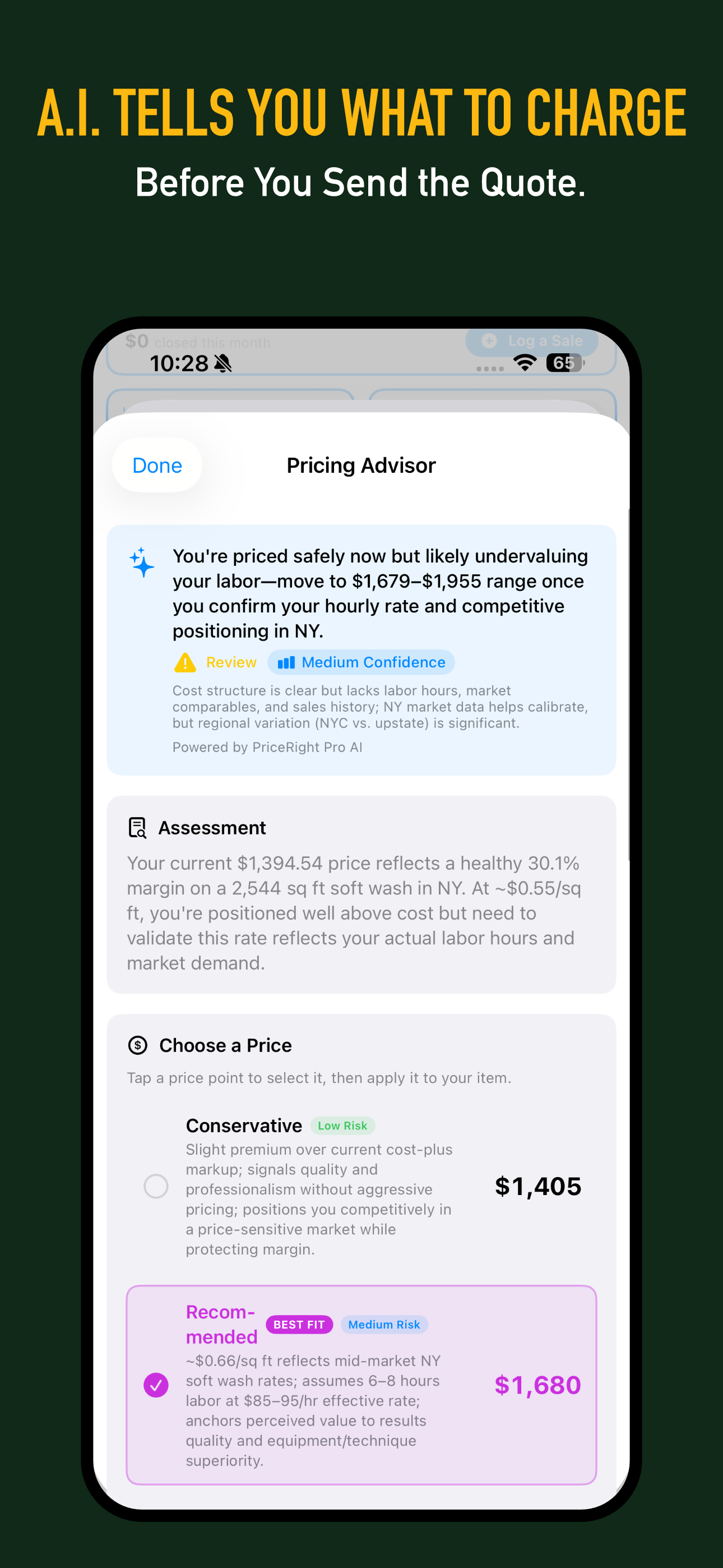 PriceRight Pro: Contractor App