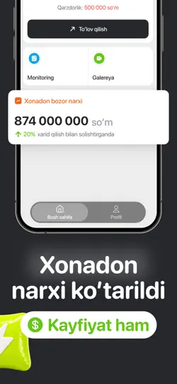 Скриншот Uyim: Shartnoma Va To'lov на iPhone 3