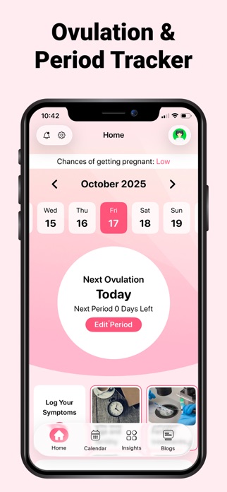 Ovulation Tracker & Calculator Screenshot 1 of 6