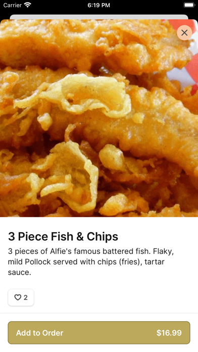 Alfie's Fish & Chips Screenshot 3 - AppWisp.com Alfie's Fish & Chips Screenshot 3 - AppWisp.com