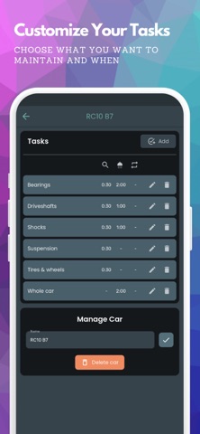RC Maintenance Timer screenshot