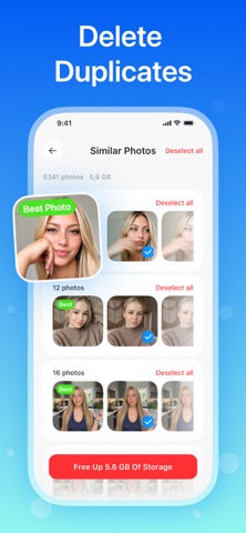 SelfClean iPhone screenshot
