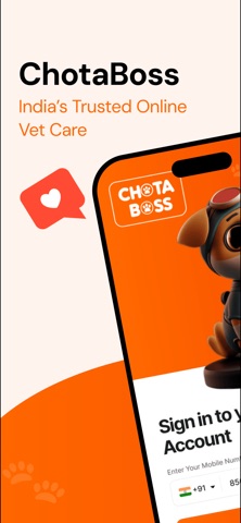 ChotaBoss: Online Pet Care iPhone screenshot