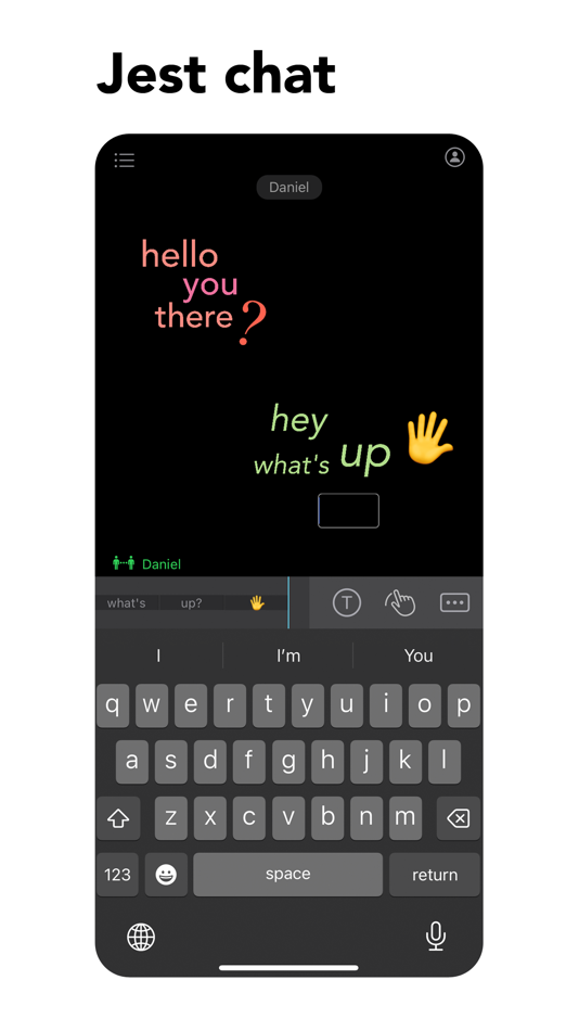 #1. Jest Chat (iOS) Podle: Gestural Language Workshop Inc