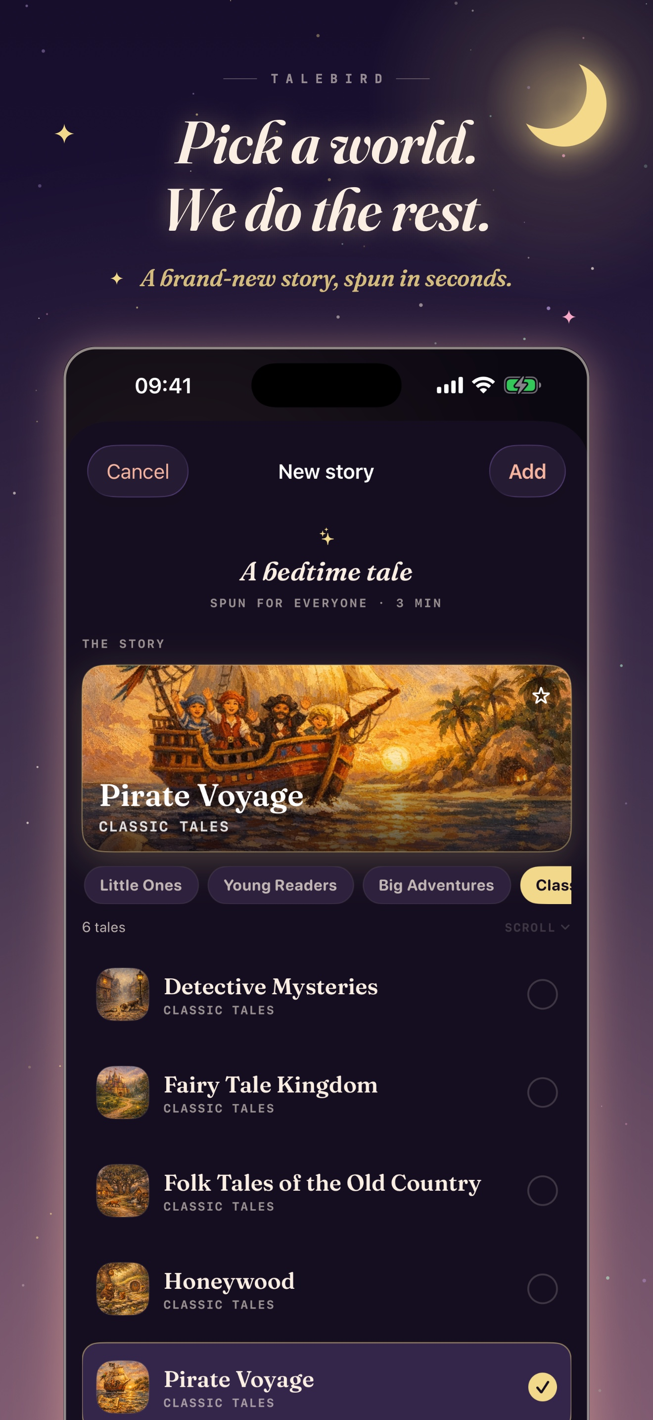 Talebird: Personalized Stories screenshot 9