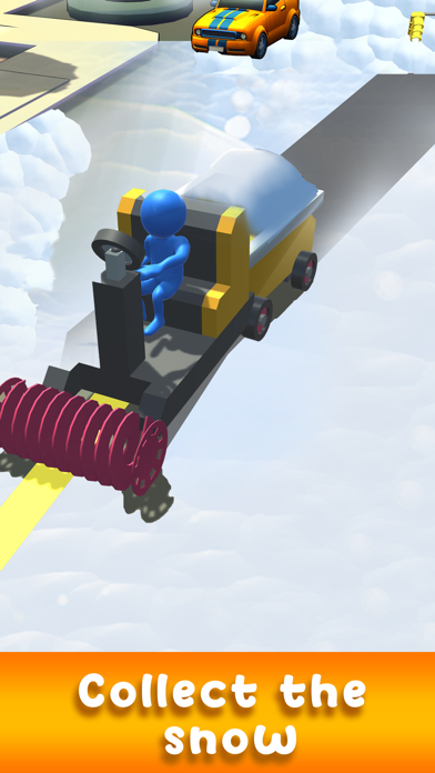 Snow Plow :  Snow Race Game Screenshot