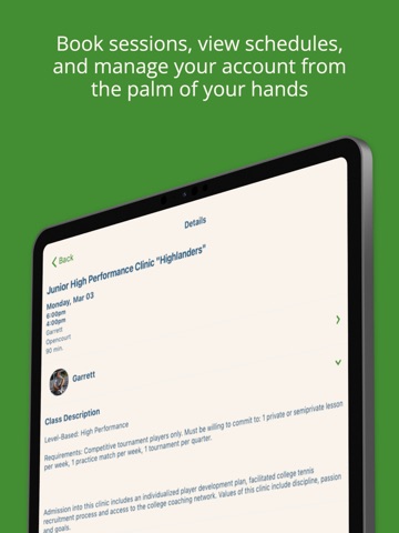 Opencourt SB iPad screenshot