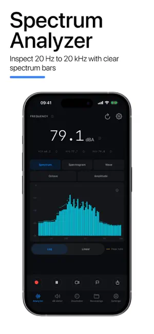 Frequency Analyzer: dB Meter screenshot 4