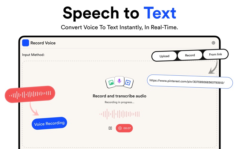 Speechly – AI Speech to Text iPhone screenshot
