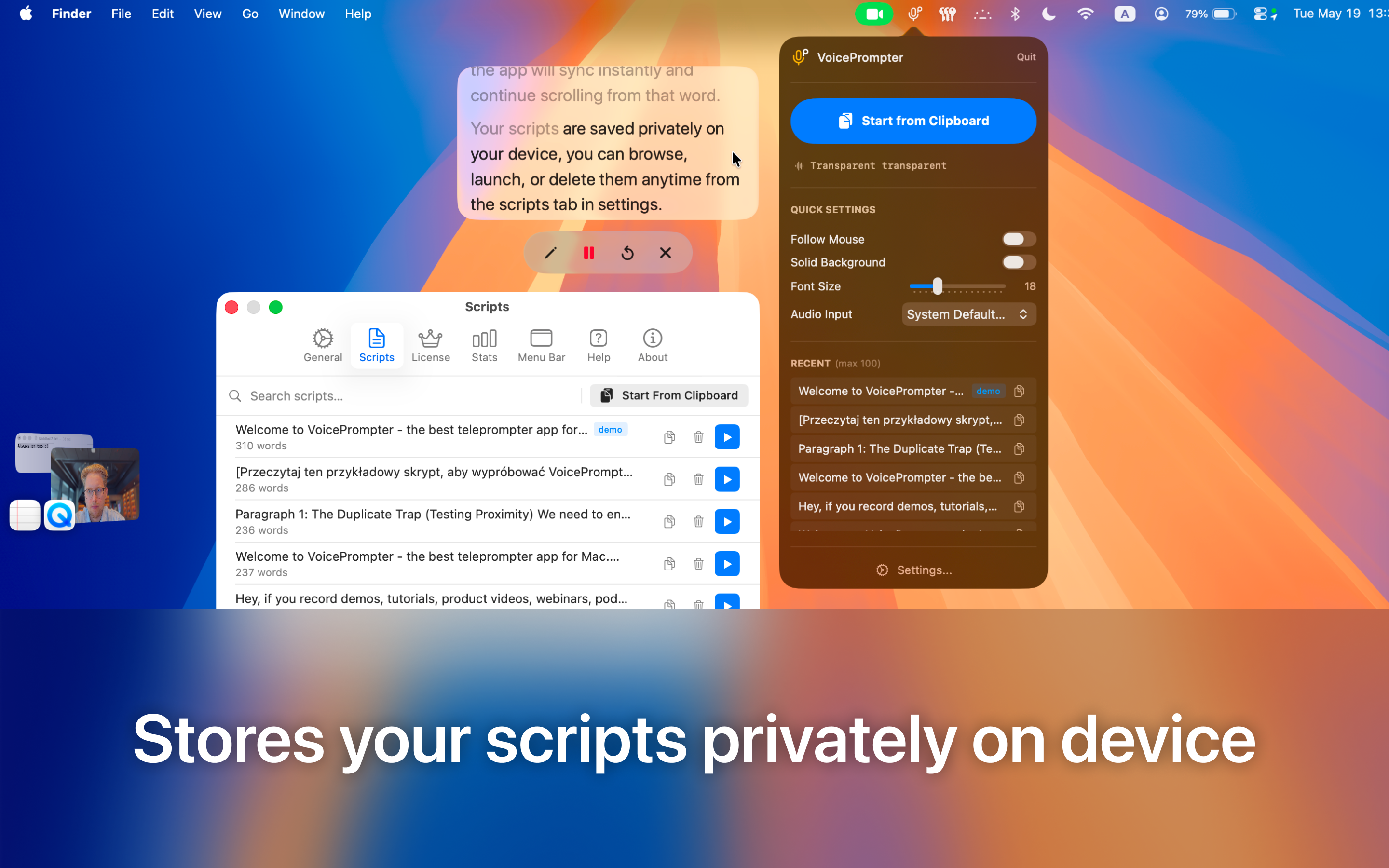 VoicePrompter: Teleprompter screenshot 25