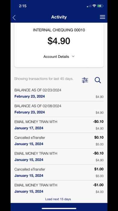 Cape Breton Credit Union Screenshot