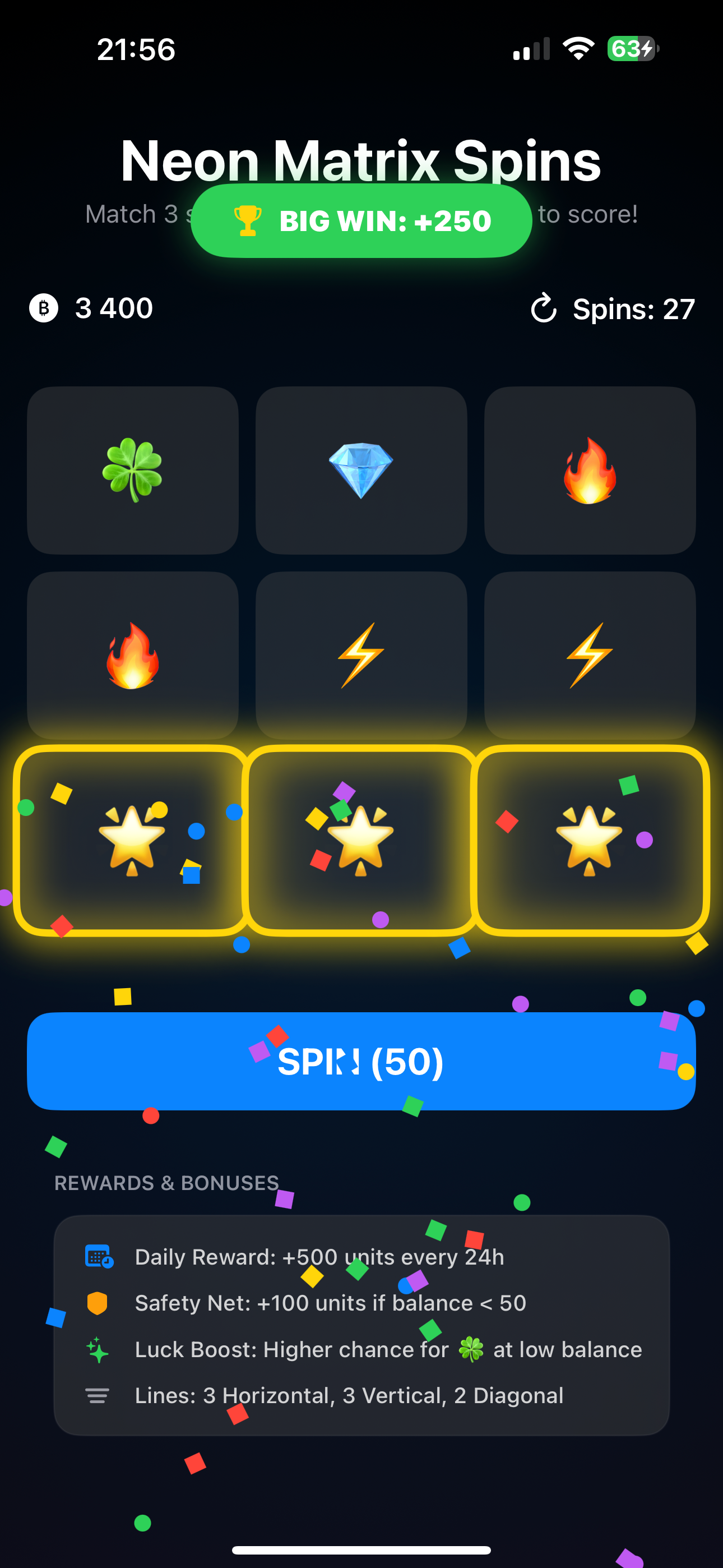 Spin to the Stars screenshot 3