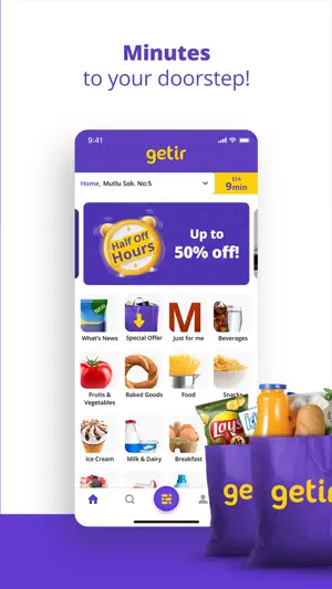 getir: groceries, food&beyond screenshot 2