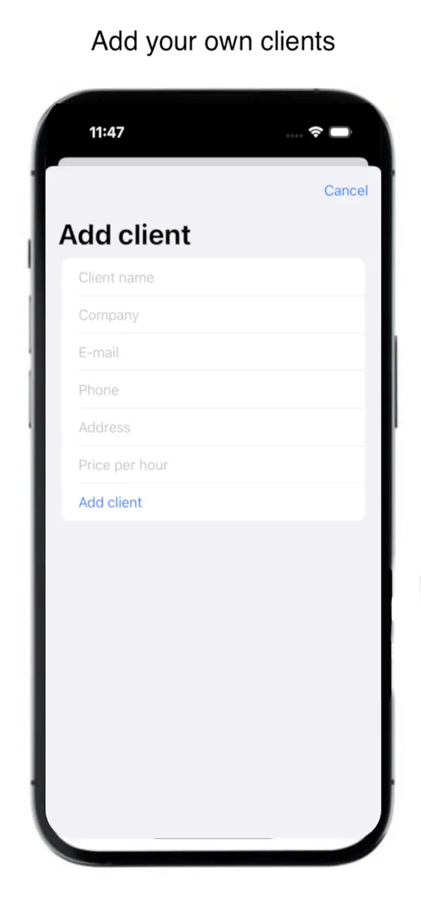 #1. Client Work Manager (iOS) Ved: Carl Emil Olle Skoglund