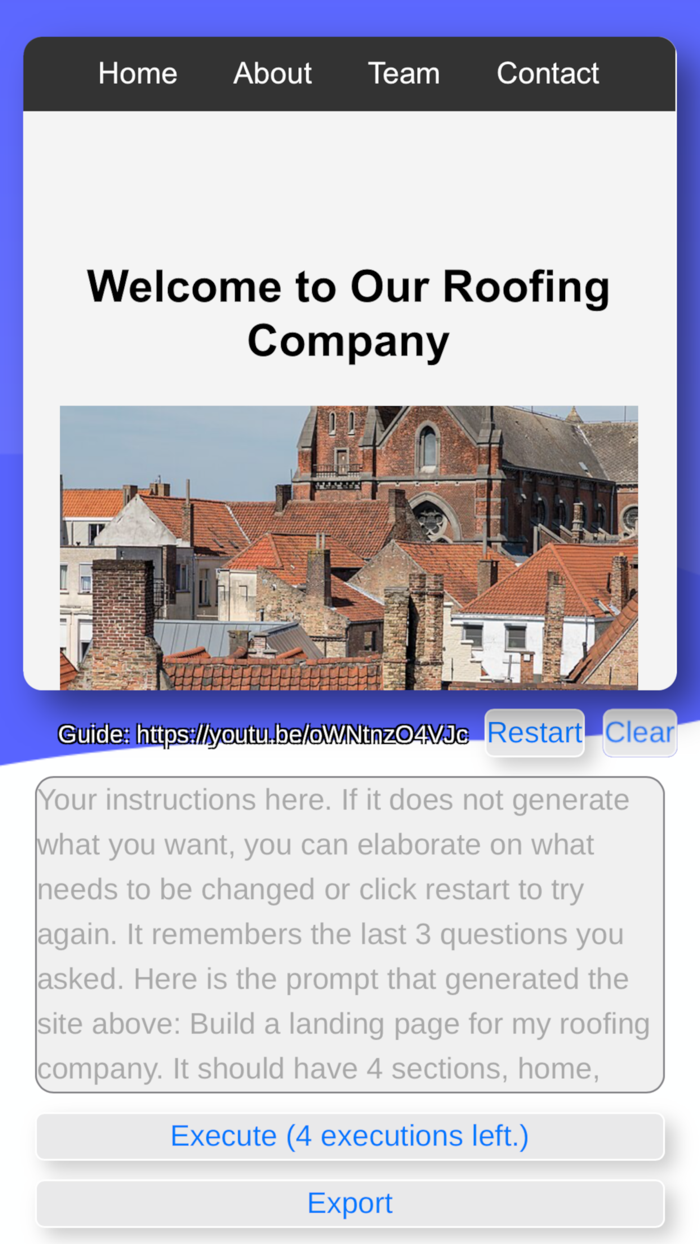 NoCodeSites Ai Website Builder