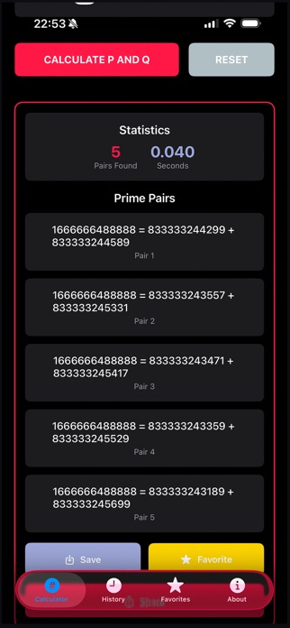 Goldbach's Conjecture Math Screenshot 8 of 8