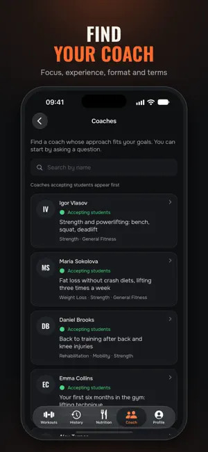 Kachalka: Coach & Workouts screenshot 1