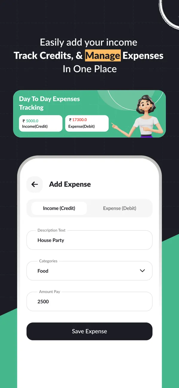 #5. Split Expense Tracker (iOS) Podle: Shrey Shah