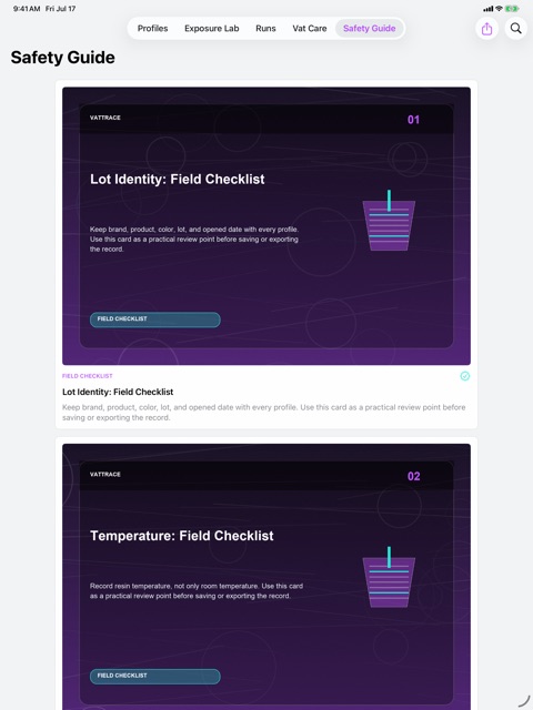 Vattrace: Resin Print Lab screenshot 4