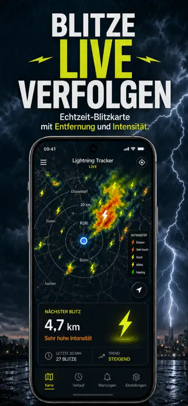 Lightning Strikes Map screenshot 1 of 4
