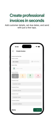 Inflo Invoice iPhone screenshot