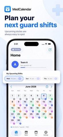 Hospital Roster - MedCalendar screenshot