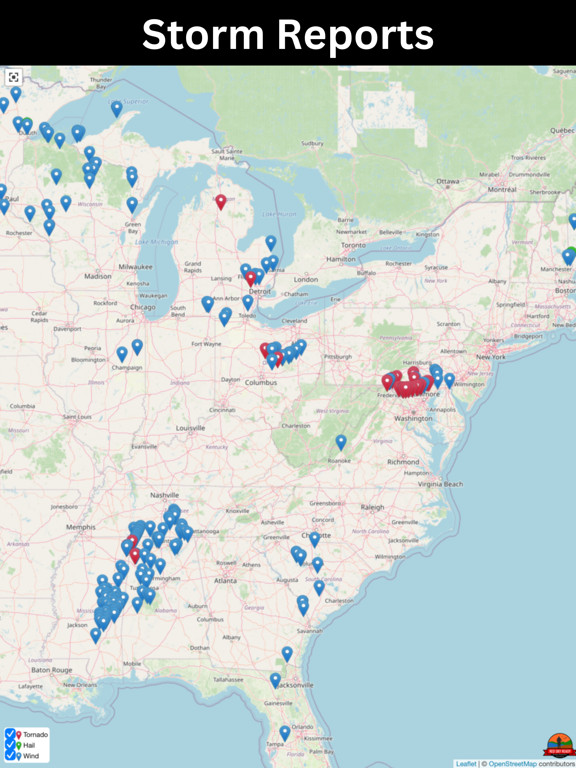 Red Sky Ready iPad screenshot 4 - Weather app