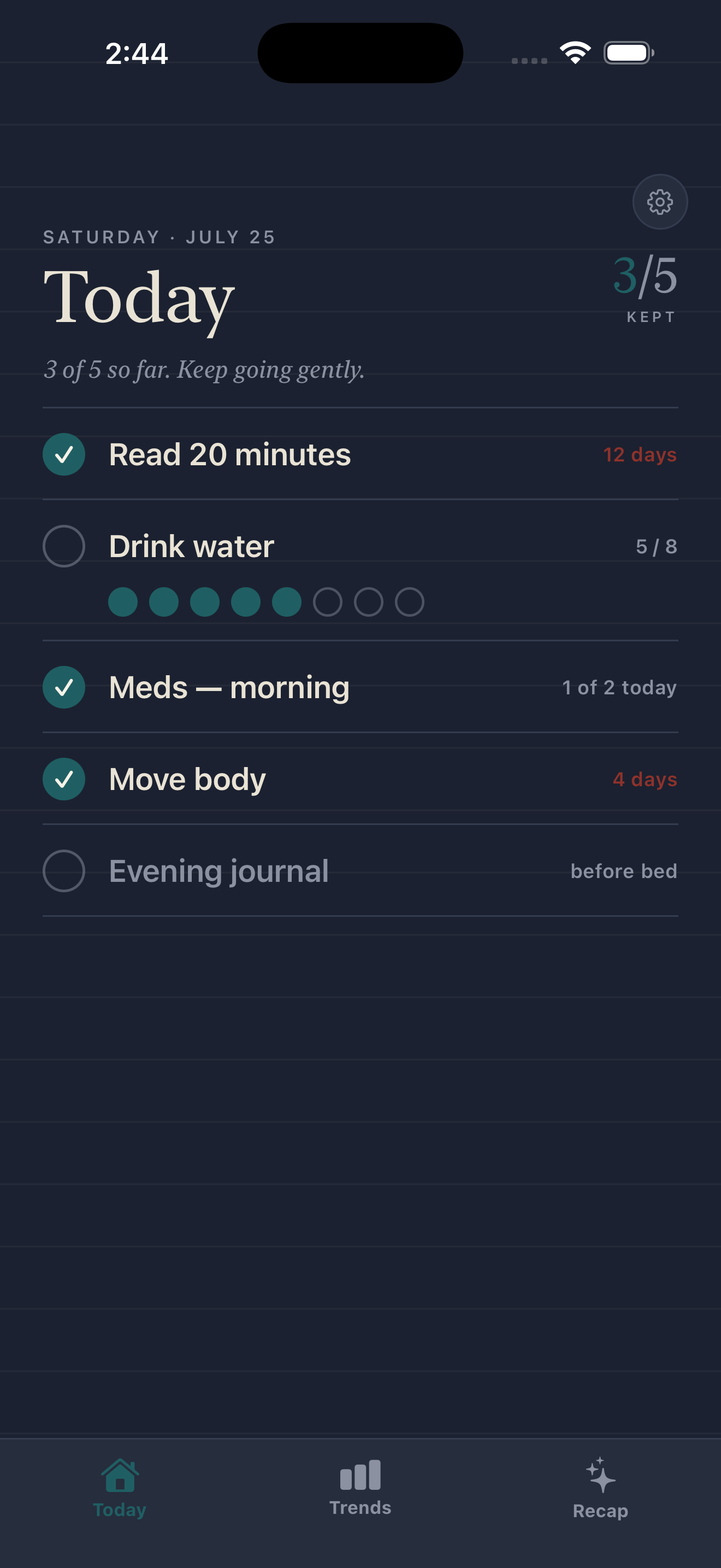 Kept: Habit Journal screenshot 5
