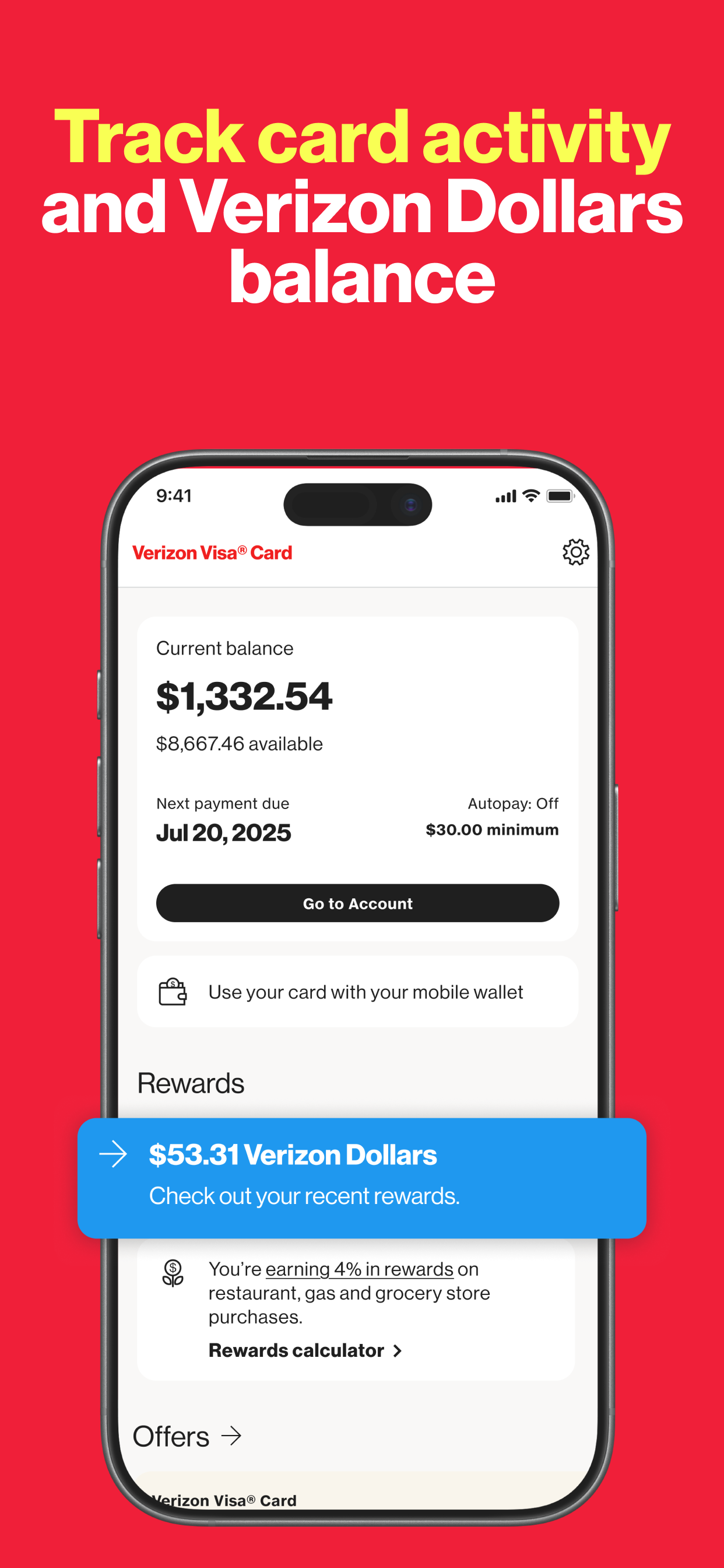 Verizon Visa® Card screenshot 6
