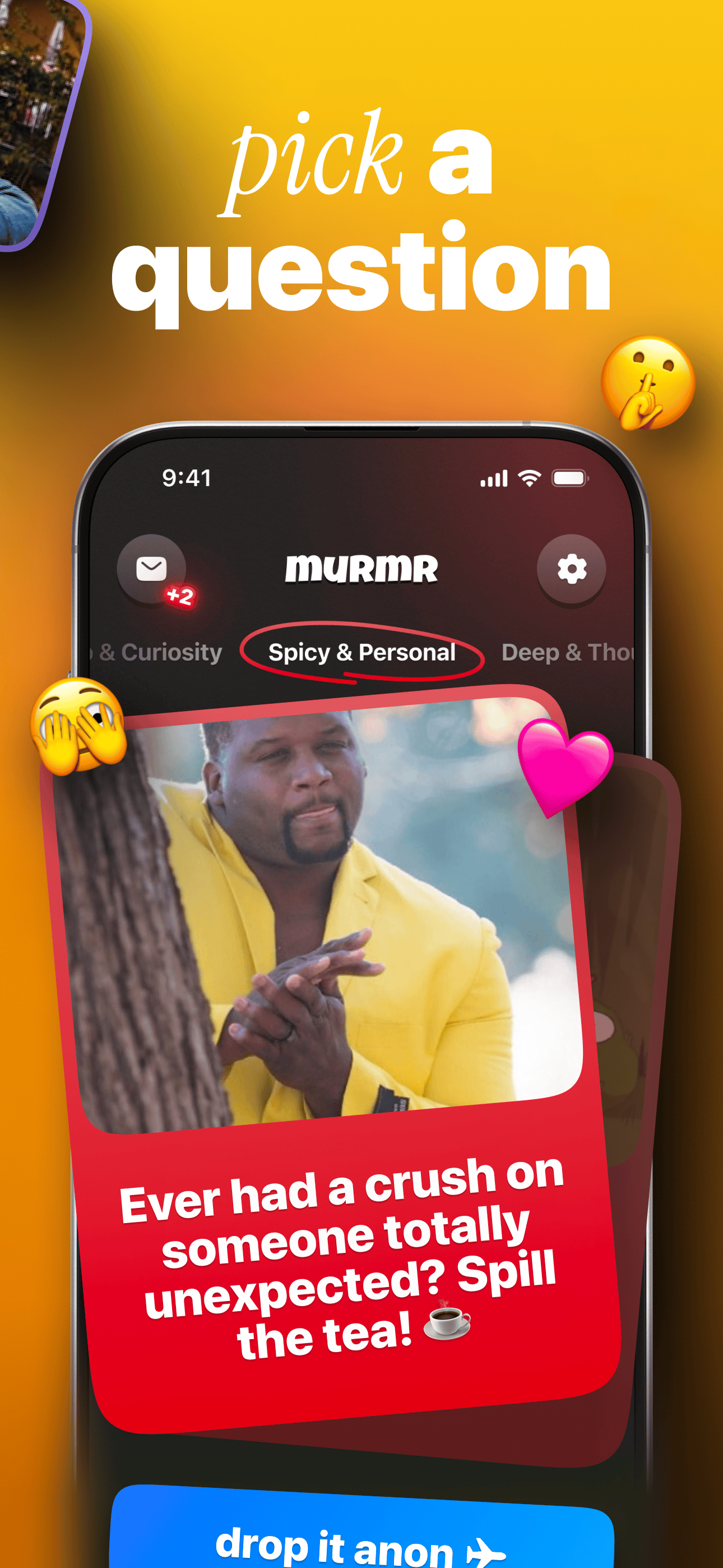 murmr: ask anyone anonymously screenshot 2