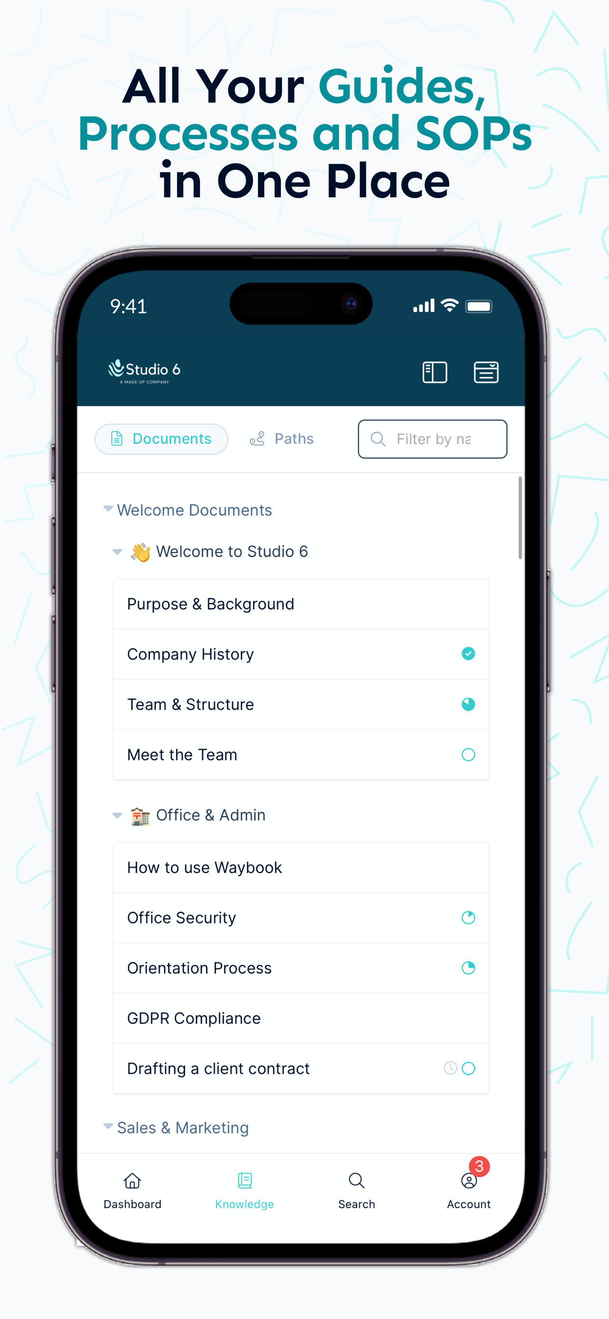 Waybook: Onboarding & SOPs