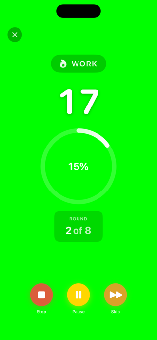 Elite Tabata HIIT Timer Screenshot 2 of 5