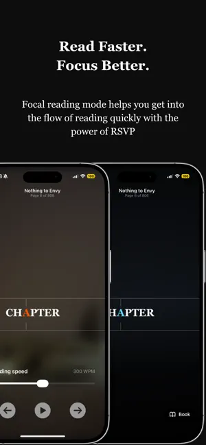 Focal: RSVP PDF/EPUB Reader screenshot 1